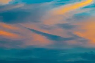 Peaks Island Pale Blue Pink Clouds, Peaks Island, Maine