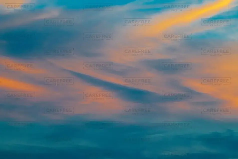 Peaks Island Pale Blue Pink Clouds, Peaks Island, Maine · United States