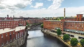 Pepperell Mills Saco Riverbend View, Saco, Maine