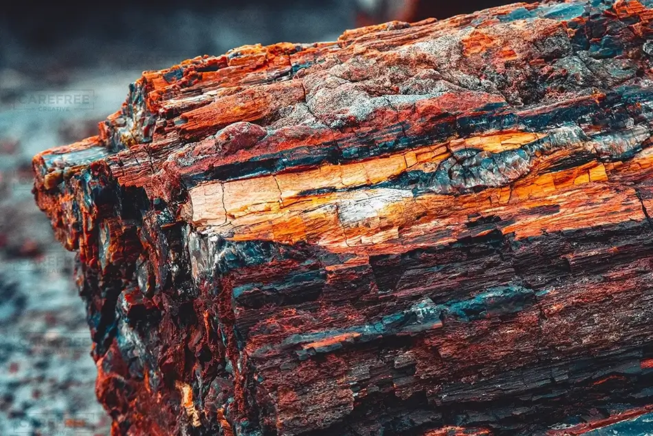 Petrified Forest National Park Red Bark Detail, Arizona · United States
