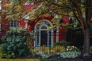 Phipps Conservatory Autumn Brick Entrance, Pittsburgh, Pennsylvania