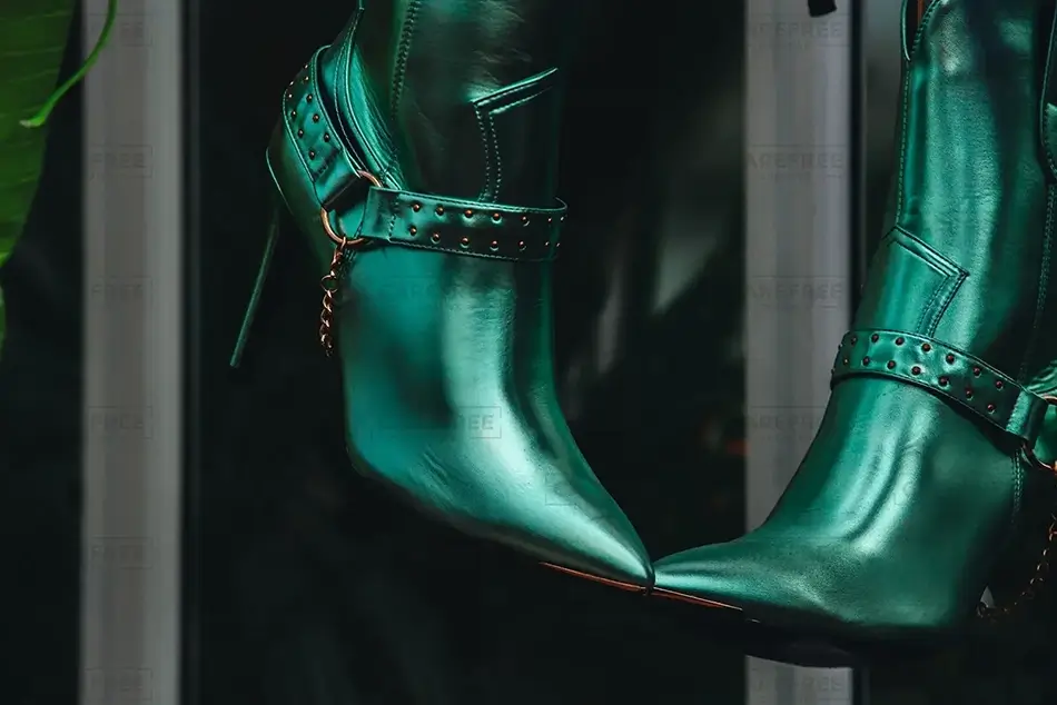 Phipps Conservatory Turquoise Shoes, Pittsburgh, Pennsylvania · United States