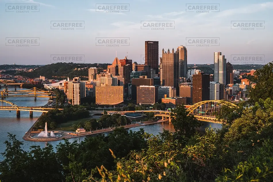 Point of View Pittsburgh City Skyline, Pittsburgh, Pennsylvania · United States