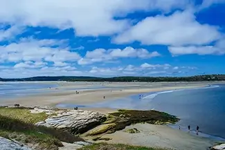 Popham Beach State Park Rocky Coastline, Phippsburg, Maine