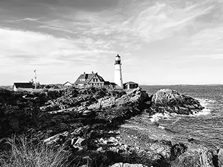 Portland Head Light Stoic Beacon, Cape Elizabeth, Maine