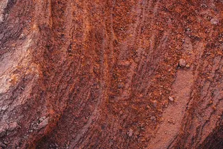 Prince Edward Island National Park Red Rock Texture, Charlottetown, Prince Edward Island