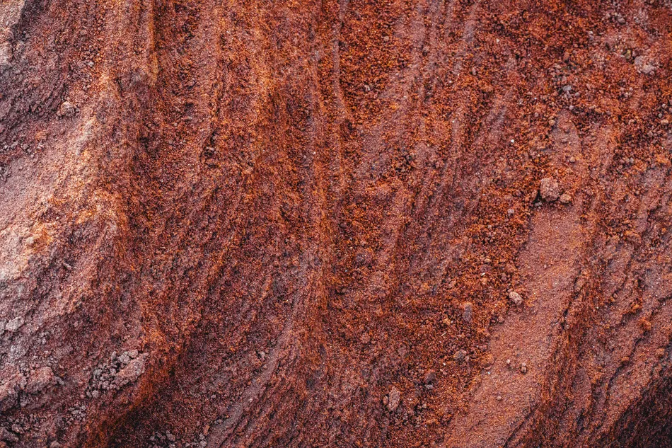 Prince Edward Island National Park Red Rock Texture, Charlottetown, Prince Edward Island · Canada