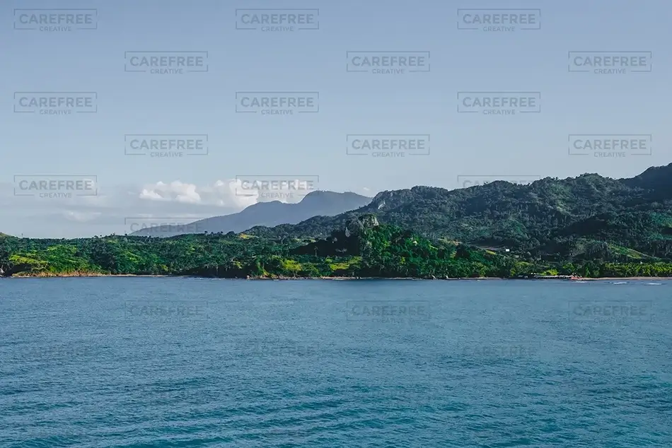 Puerto Plata Mountainous Caribbean Island View, Puerto Plata, Dominican Republic · Caribbean