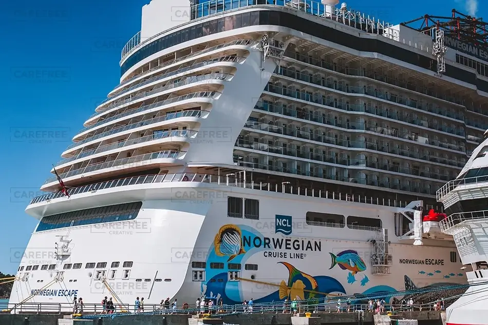 Puerto Plata Cruise Ship Docked at Port