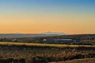 Quebec Scenic Landscape at Sunset, Quebec