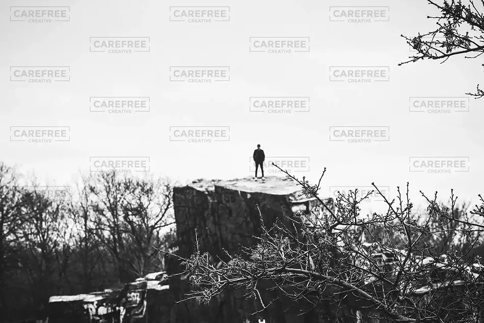 Quincy Quarries Black & White King Of The Mountain, Quincy, Massachusetts · United States