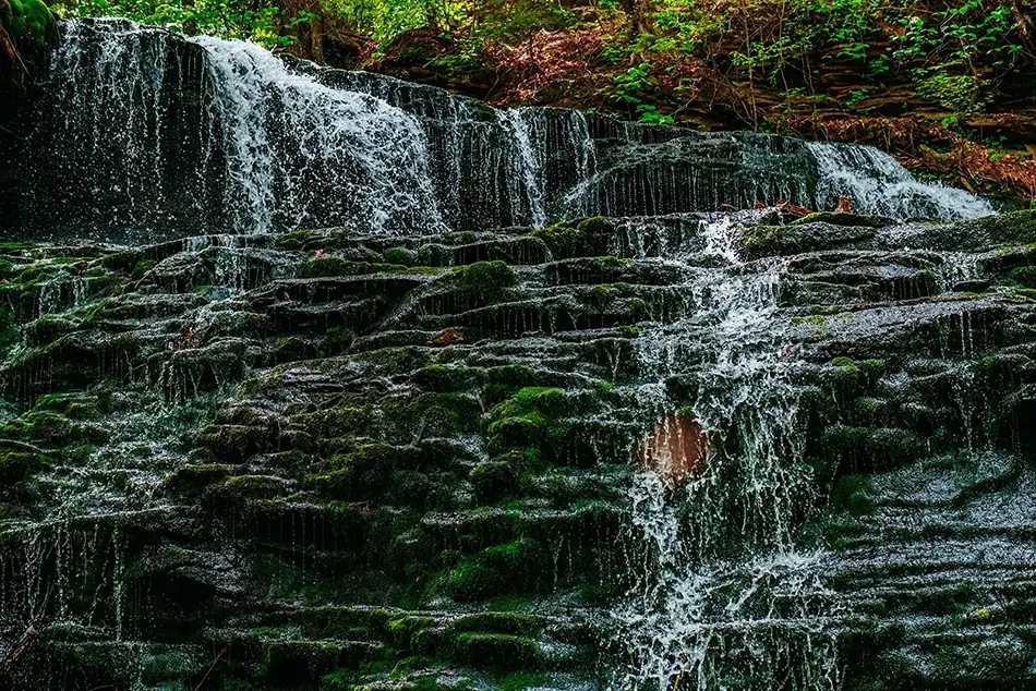 Ricketts Glen State Park Layered Falls, Benton, Pennsylvania · United States