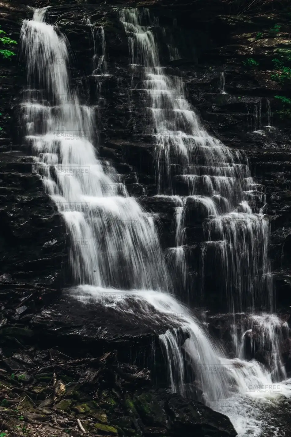 Ricketts Glen State Park Woodland Falls, Benton, Pennsylvania · United States