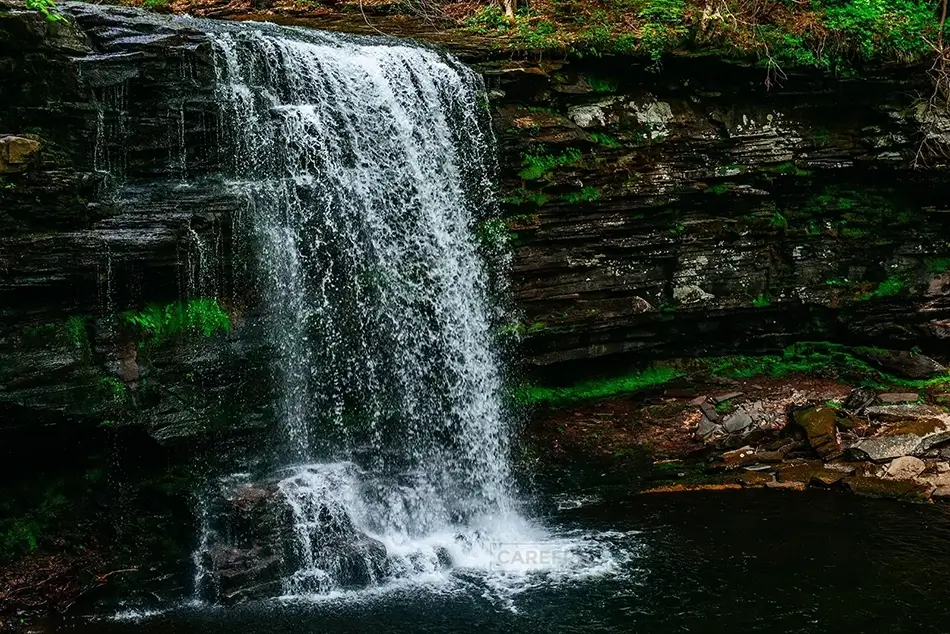 Ricketts Glen State Park Overlapping Falls, Benton, Pennsylvania · United States