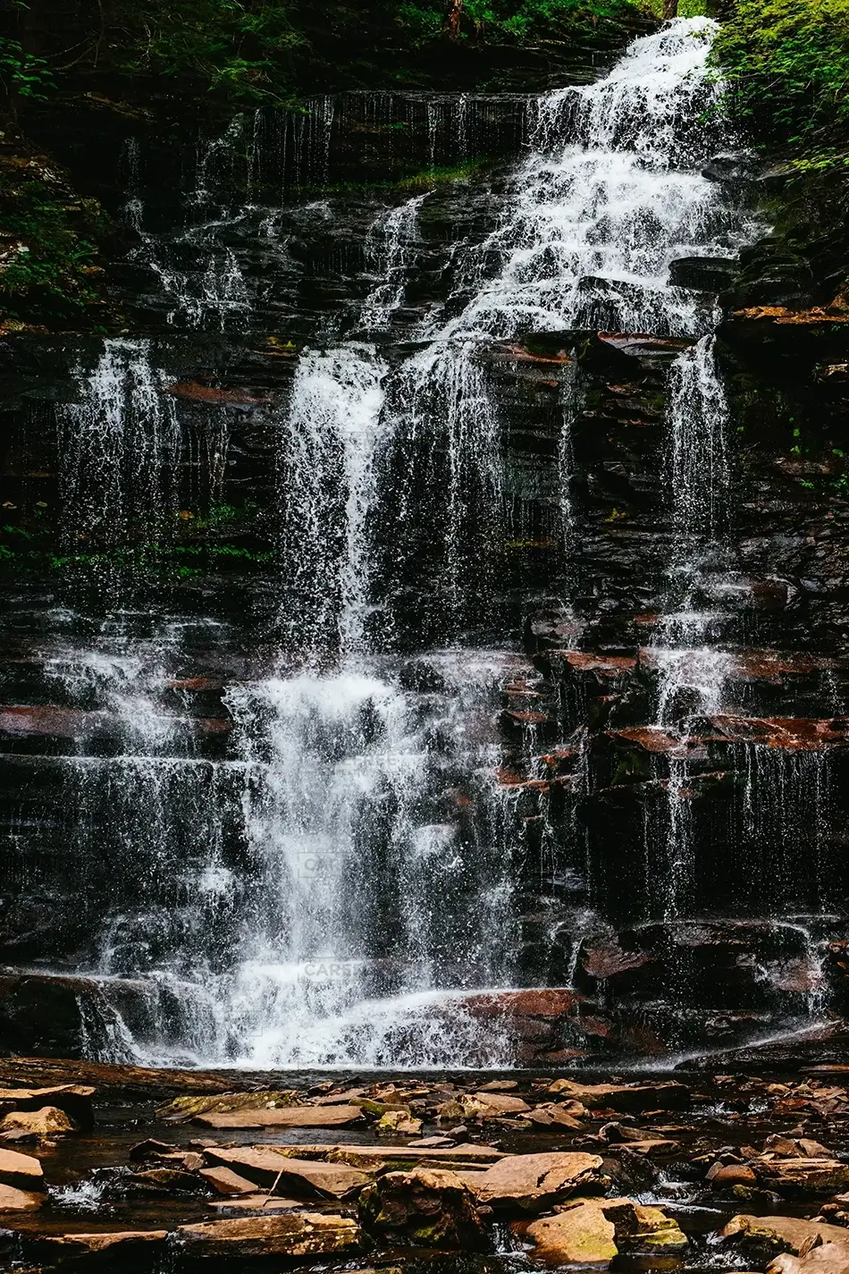 Ricketts Glen State Park Level Cascades, Benton, Pennsylvania · United States