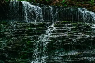 Ricketts Glen State Park Waterfall Closeup, Benton, Pennsylvania