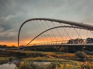 Riverfront City Park Dusk Arch, Salem, Oregon