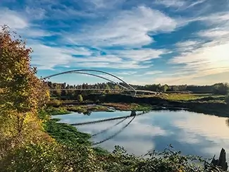 Riverfront City Park Evening Reflection, Salem, Oregon