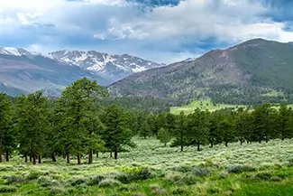 Rocky Mountain National Park Mountain Backdrop, Estes Park, Colorado