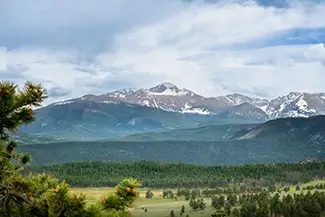 Rocky Mountain National Park Majestic Mountain Landscape, Estes Park, Colorado