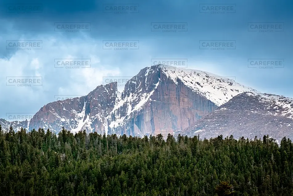 Rocky Mountain National Park Snow-Capped Mountain View, Estes Park, Colorado · United States