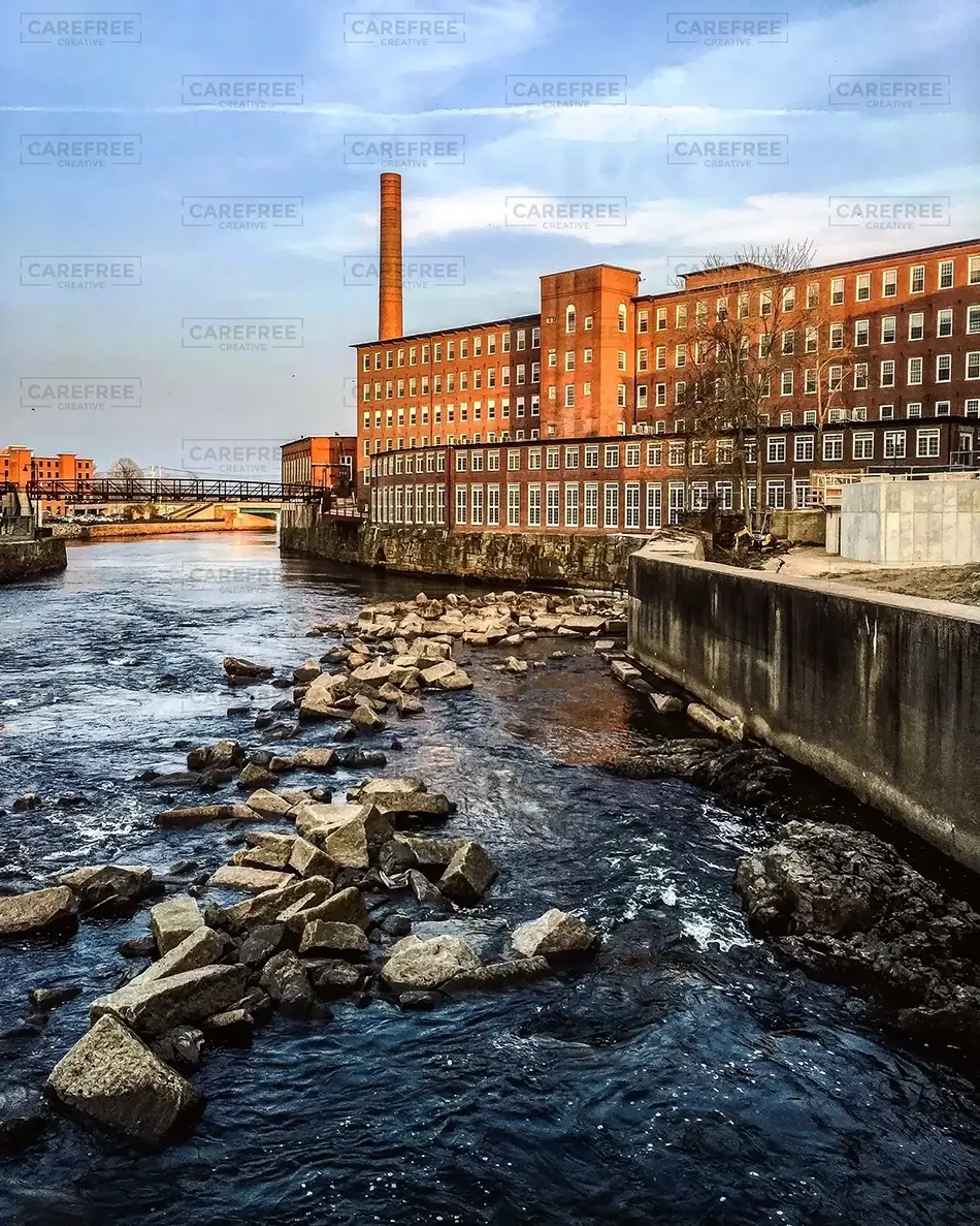 Saco River Industrial Mill, Saco, Maine · United States