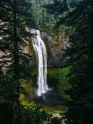 Salt Creek Falls Grandeur, Oakridge, Oregon
