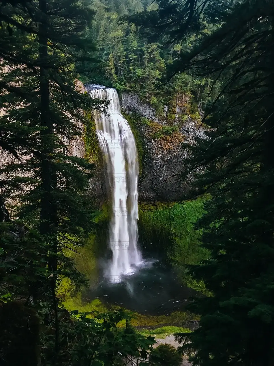 Salt Creek Falls Grandeur, Oakridge, Oregon · United States
