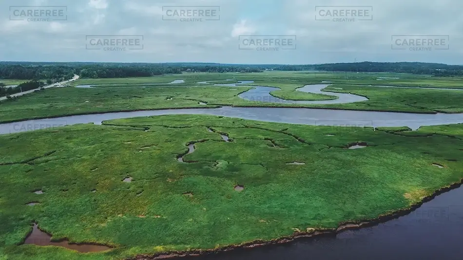 Scarborough Marsh Panoramic View