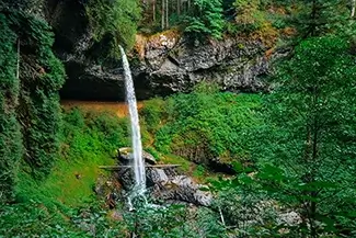 Silver Falls State Park Misty Falls, Drake Crossing, Oregon