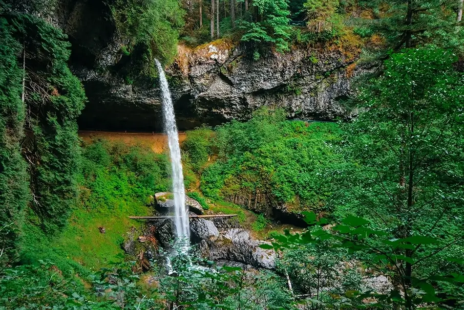 Silver Falls State Park Misty Falls, Drake Crossing, Oregon · United States