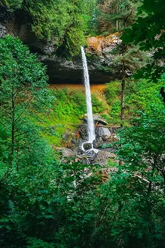 Silver Falls State Park Mossy Falls, Drake Crossing, Oregon