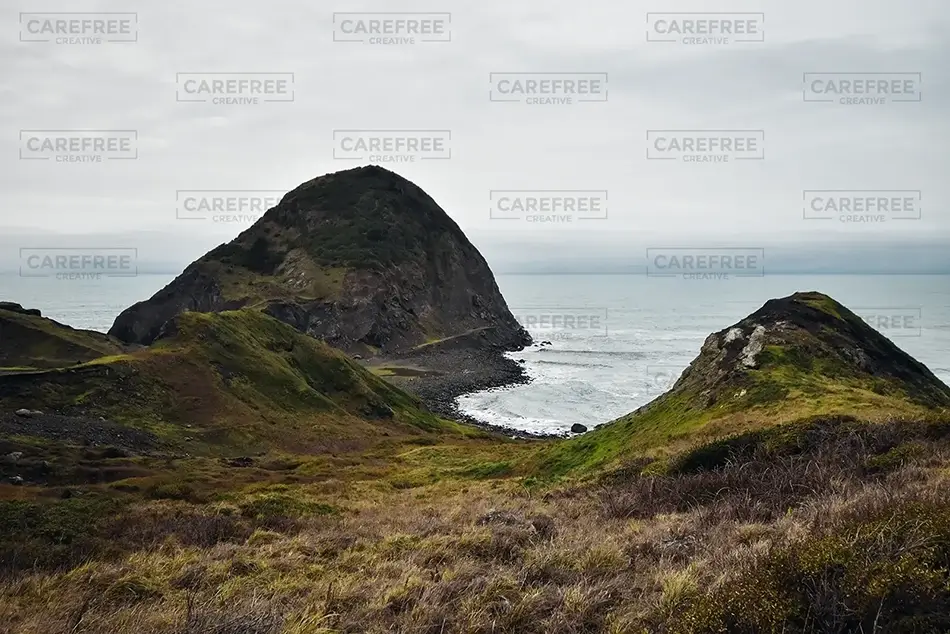 Sisters Rock State Park Seaside Panorama, Port Orford, Oregon · United States