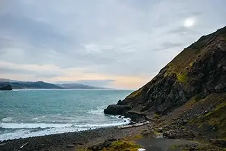 Sisters Rock State Park Twilight Coast, Port Orford, Oregon