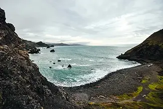 Sisters Rock State Park Wide Coastal View, Port Orford, Oregon
