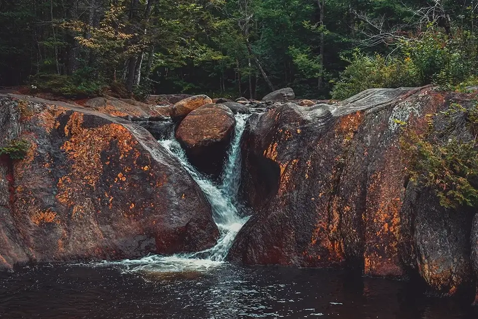 Smalls Falls Waterfall, Township E, Maine · United States