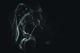 Ethereal Smoke Whisps Abstract