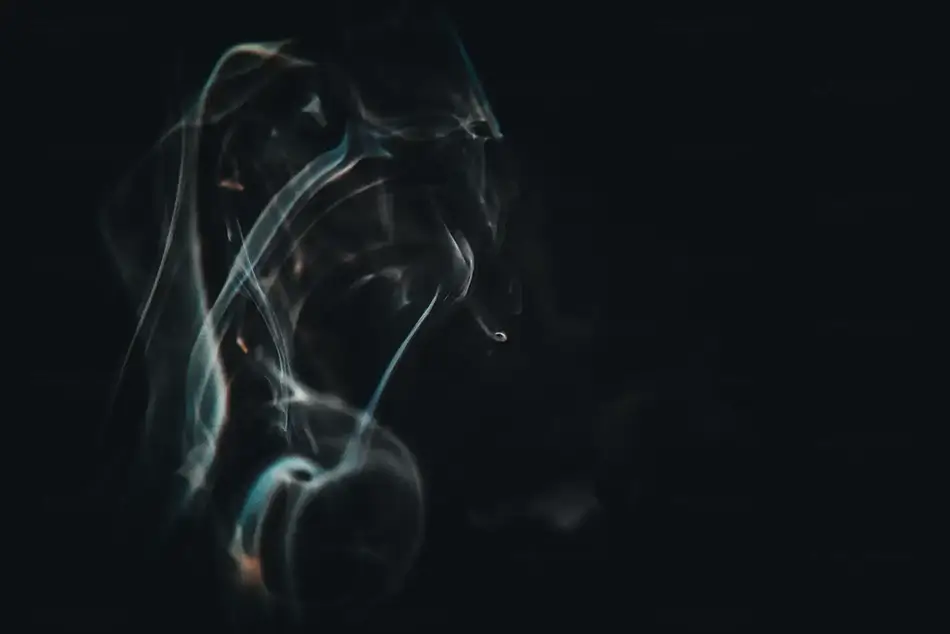Ethereal Smoke Whisps Abstract