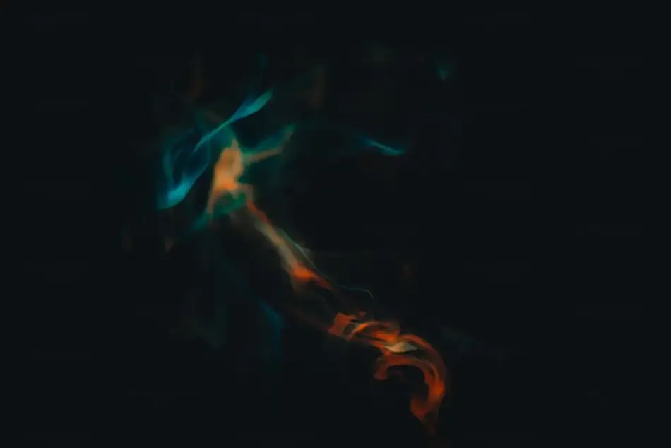 Aquatic Smoke Dance Abstract