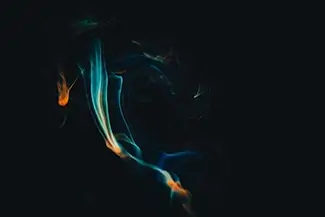 Celestial Smoke Trail Abstract