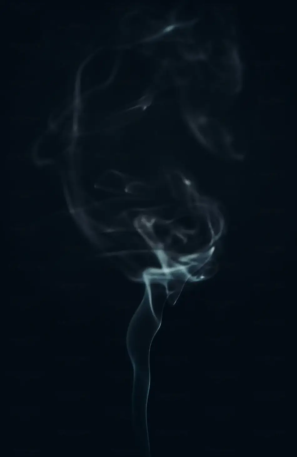 Wispy Smoke Contours Abstract