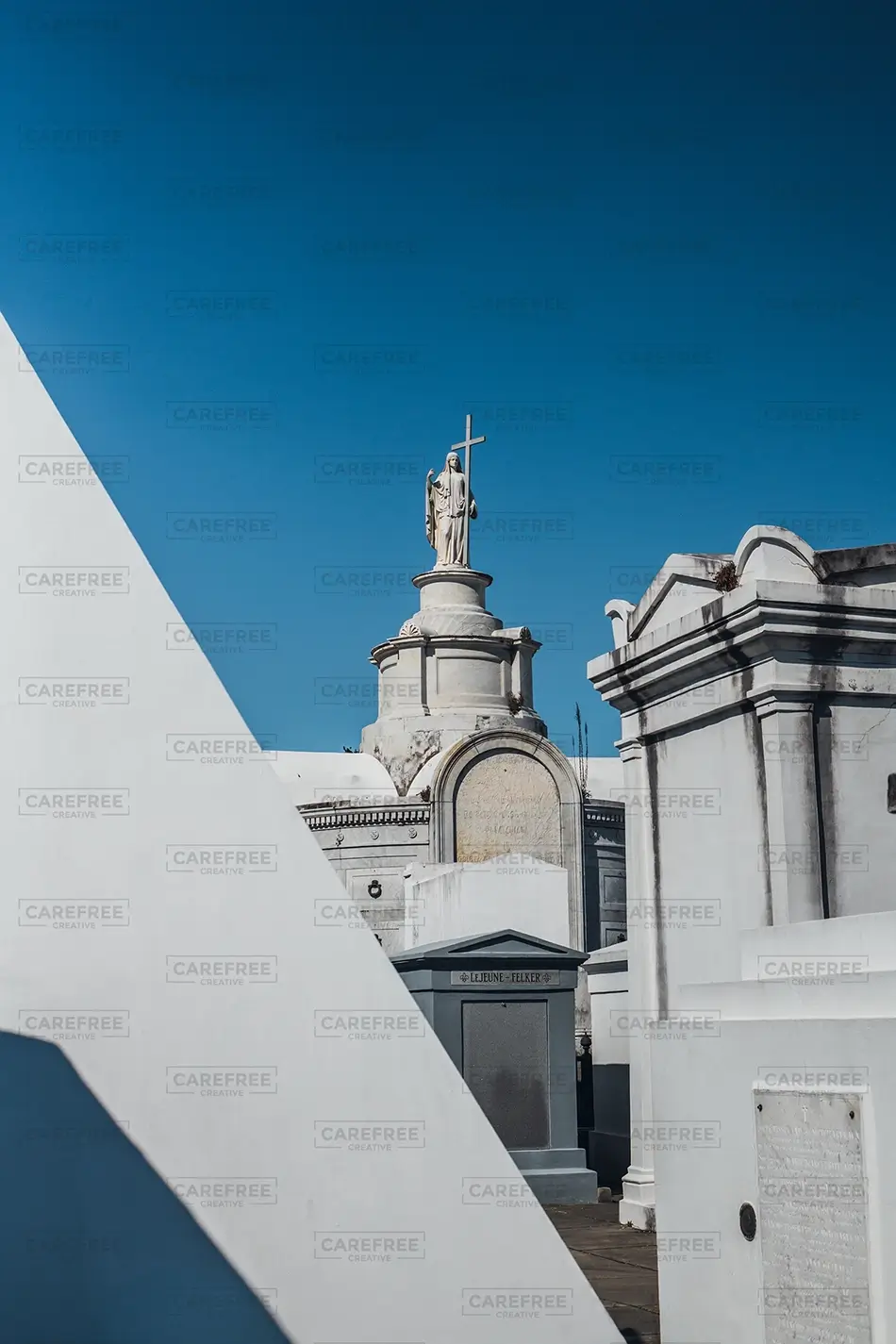 St Louis Cemetery No 1 Statue and Monuments, New Orleans, Louisiana · United States