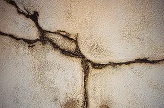 St Louis Cemetery No 1 Cracked Wall Texture, New Orleans, Louisiana