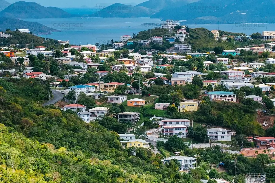 St Thomas Hillside Urban View, USVI · Caribbean