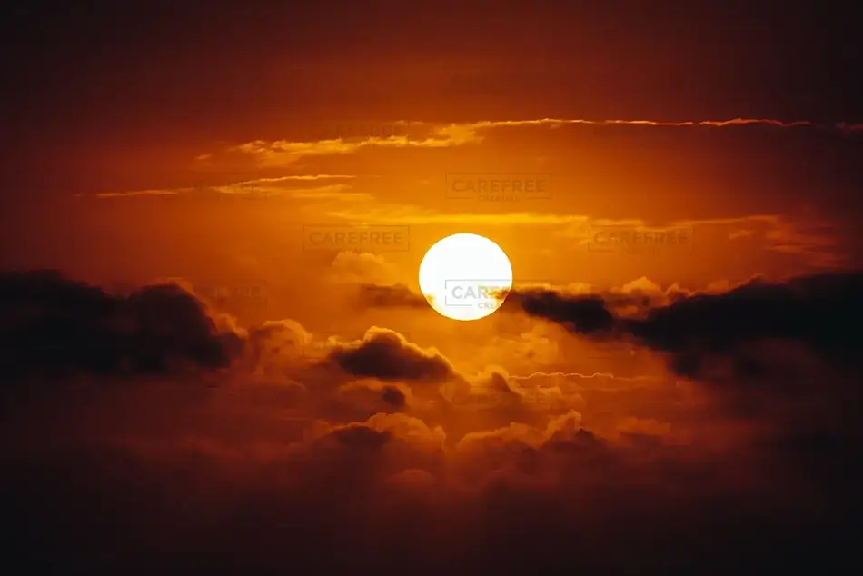 Sunset Dark Glow, USVI · Caribbean