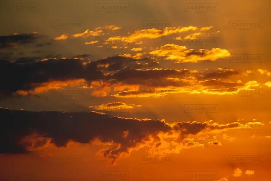 Dusk’s Fiery Canvas, USVI · Caribbean