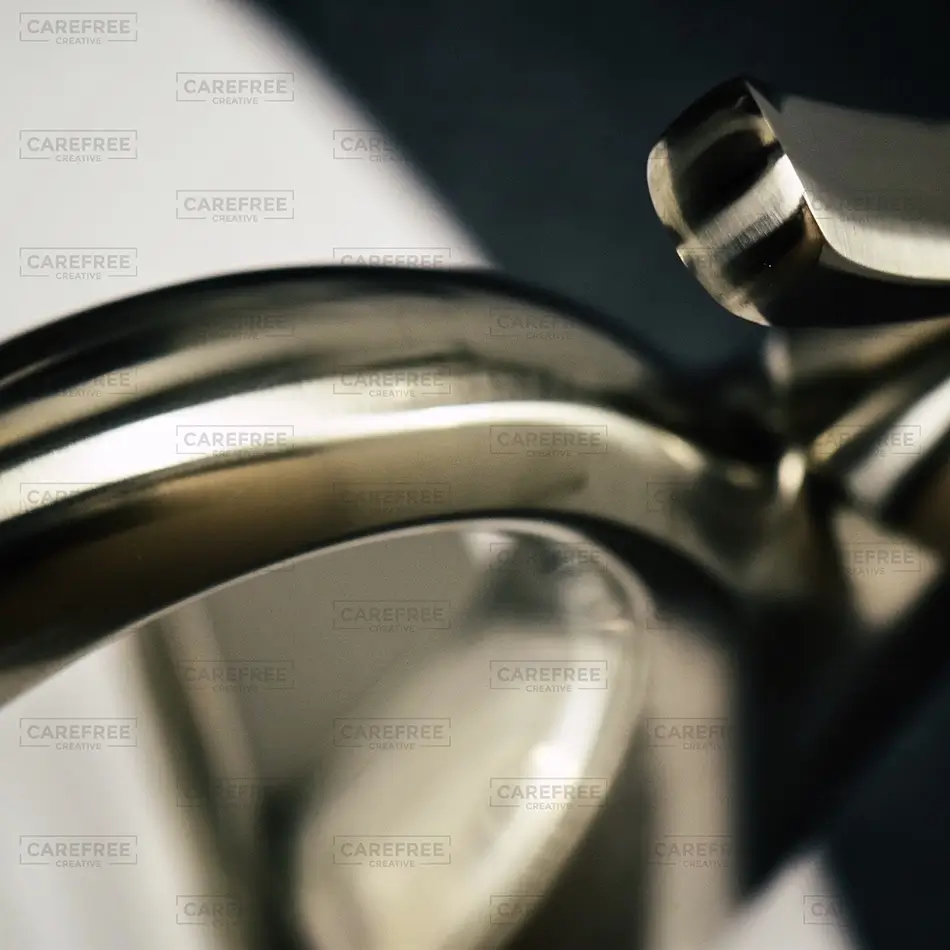 Surgical Faucet Close Up Polished Metal Faucet Detail
