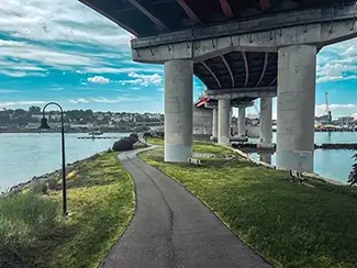 Thomas Knight Park Urban Trail, South Portland, Maine