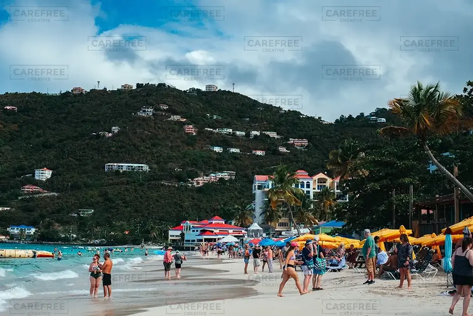 Tortola Beach Day Bustle, Road Town, Tortola · British Virgin Islands