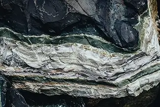 Tortola Striated Rock Formations, Road Town, Tortola